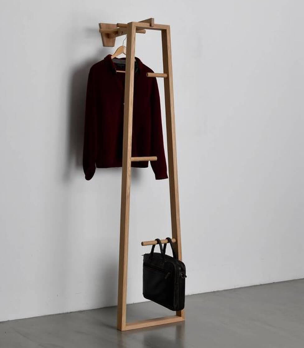 diy standing coat rack ideas