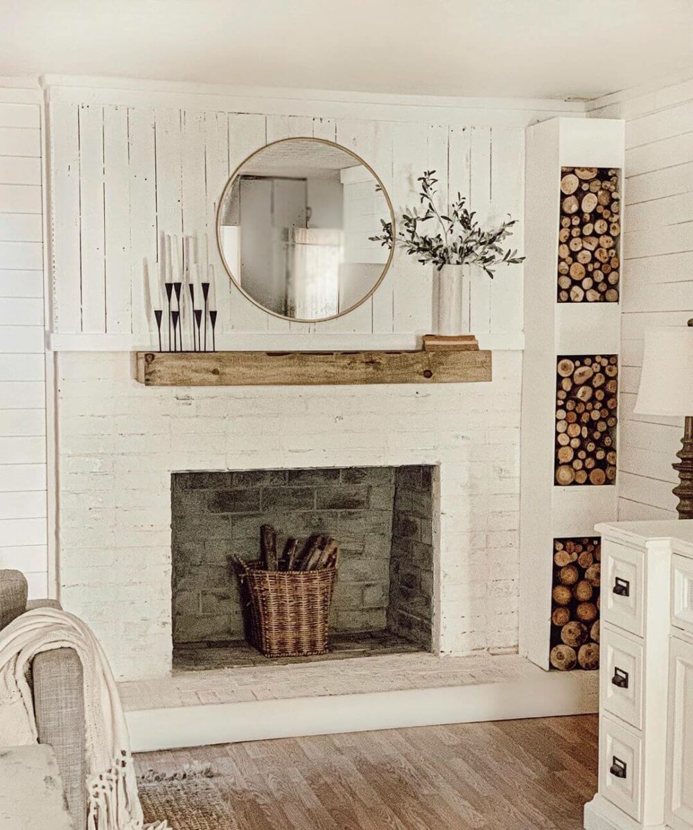firewood storage cabinet