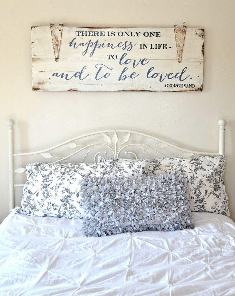 wood sign decor ideas