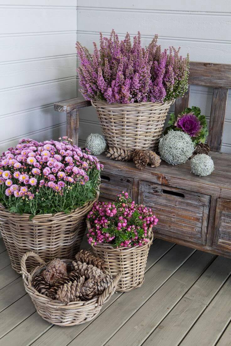 flower pot ideas front porch