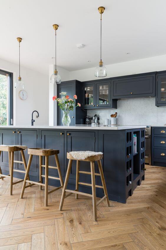 hardwood floor kitchen ideas