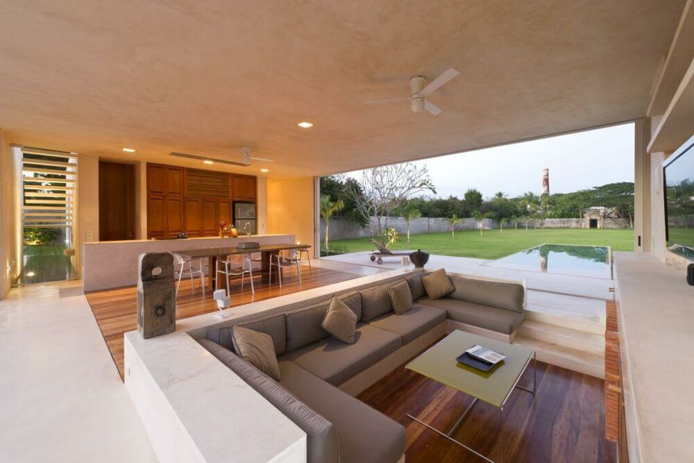 how to raise sunken living room