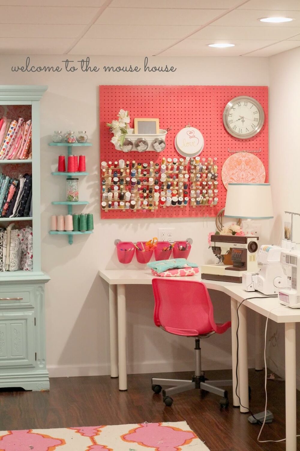 sewing room decorations wall