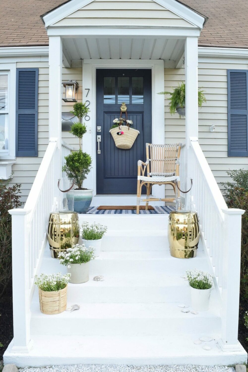 split level curb appeal ideas