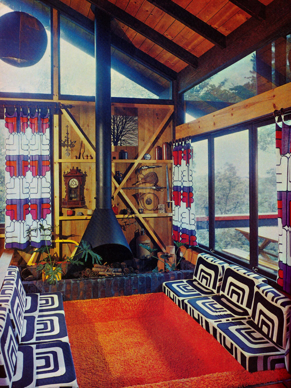 sunken living room 70s