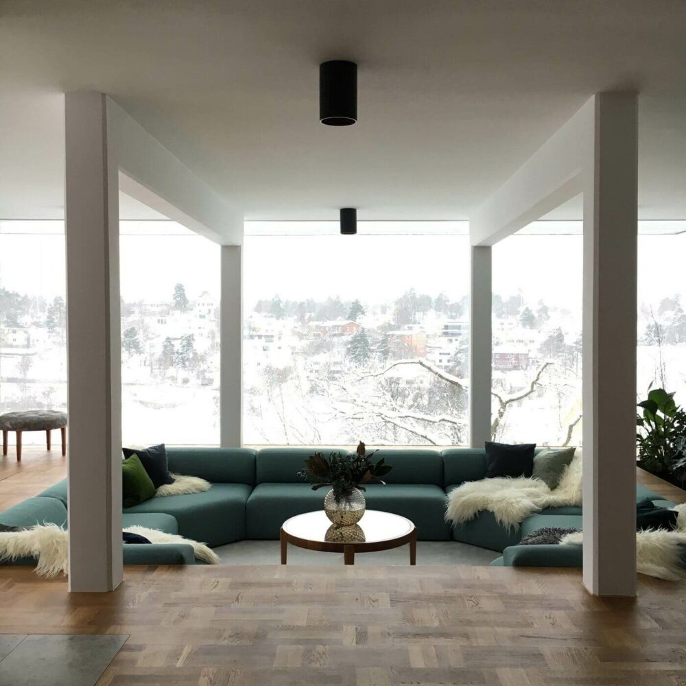 sunken living room remodel