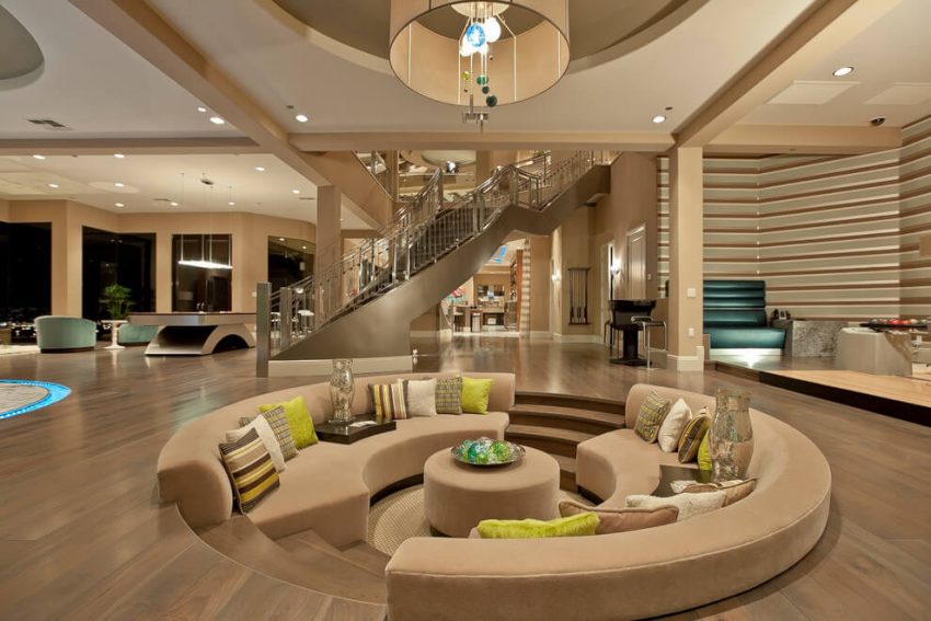 what is a sunken living room