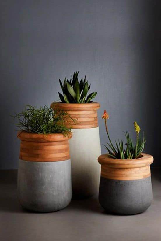 Diy concrate planter ideas