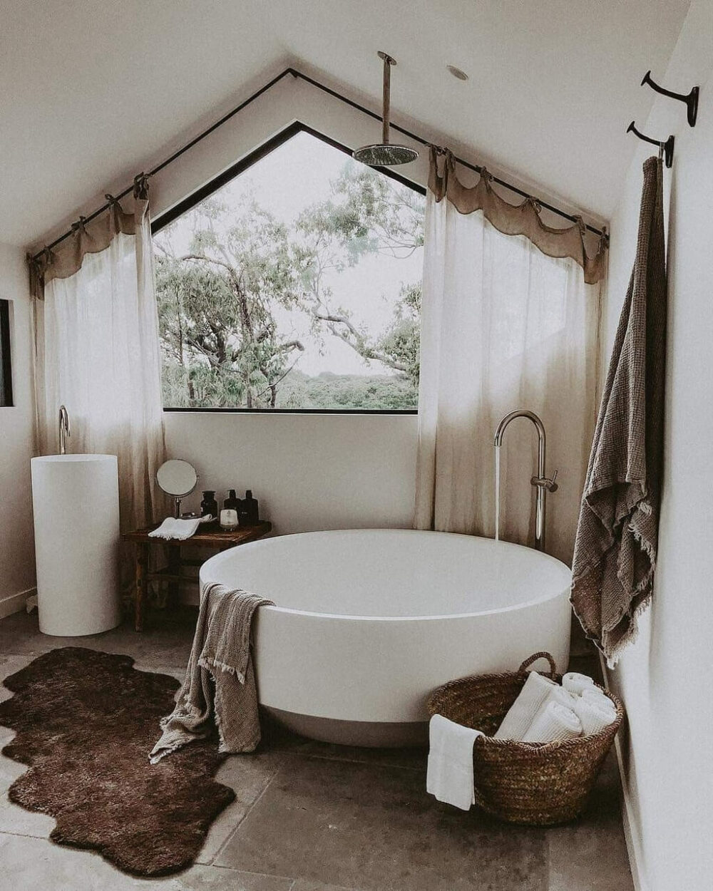 bathroom window curtains ideas