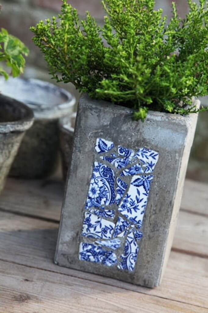 diy concrete planter pots