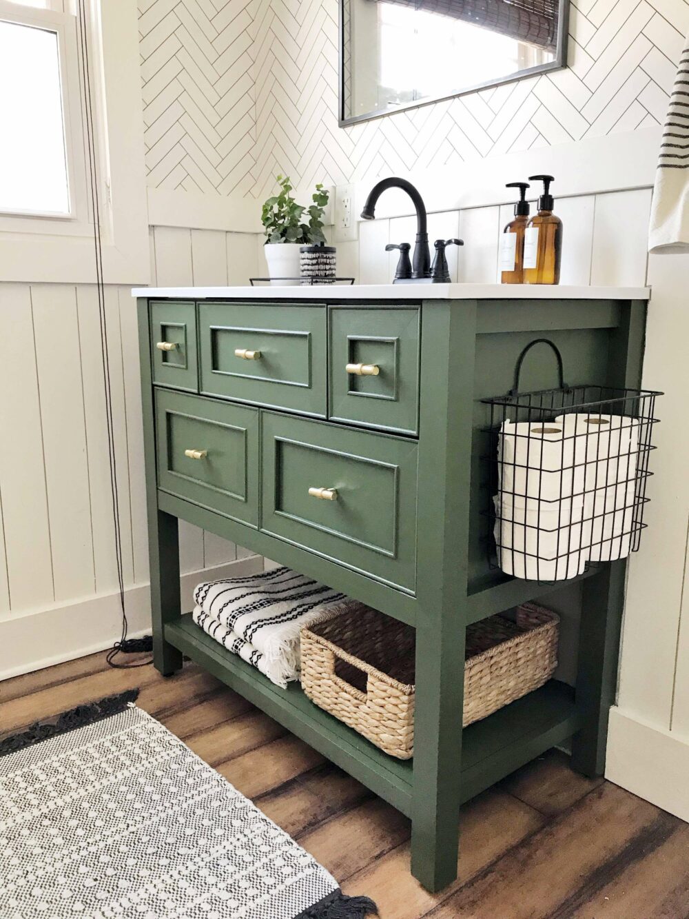 painting bathroom vanity ideas