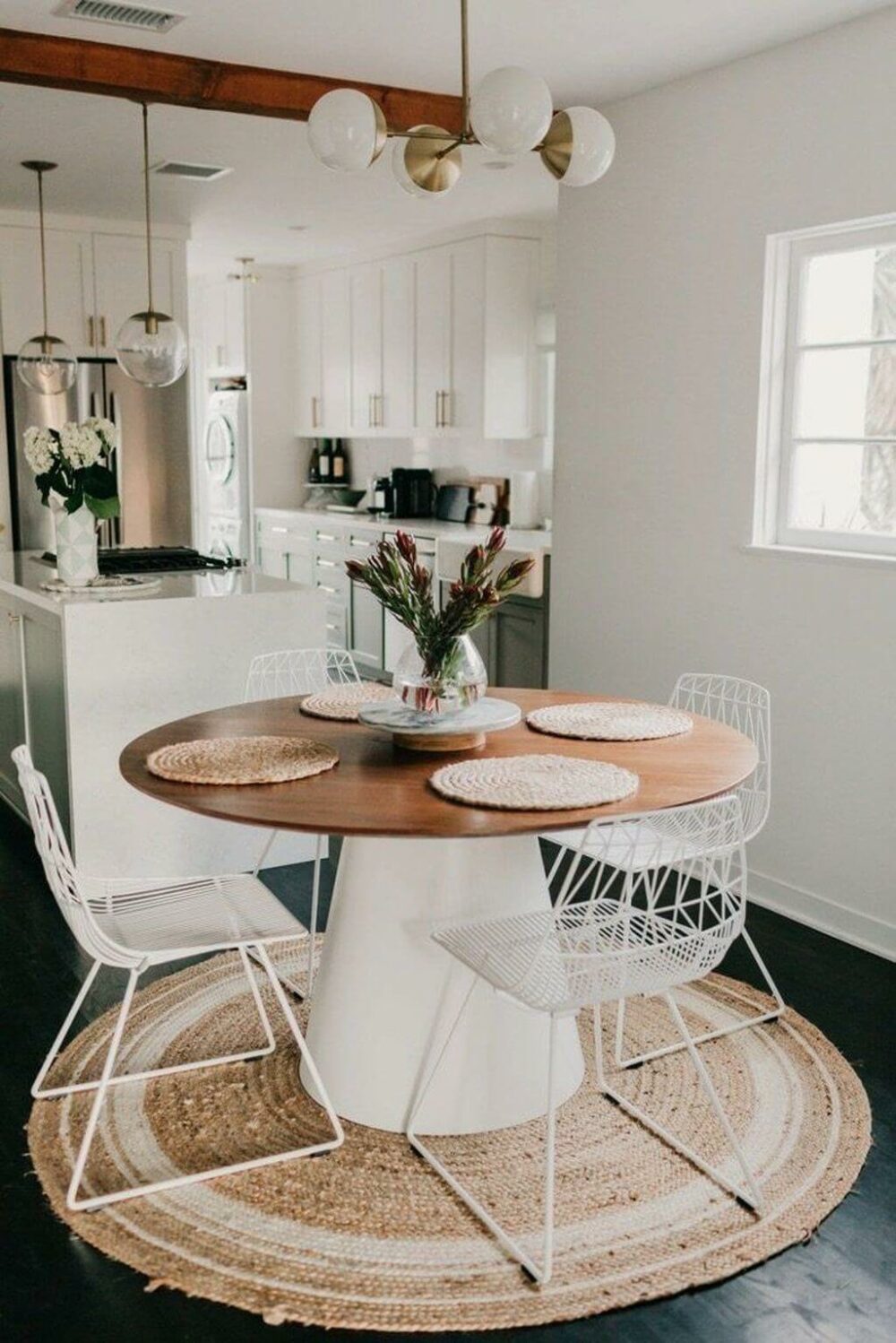 small kitchen table round