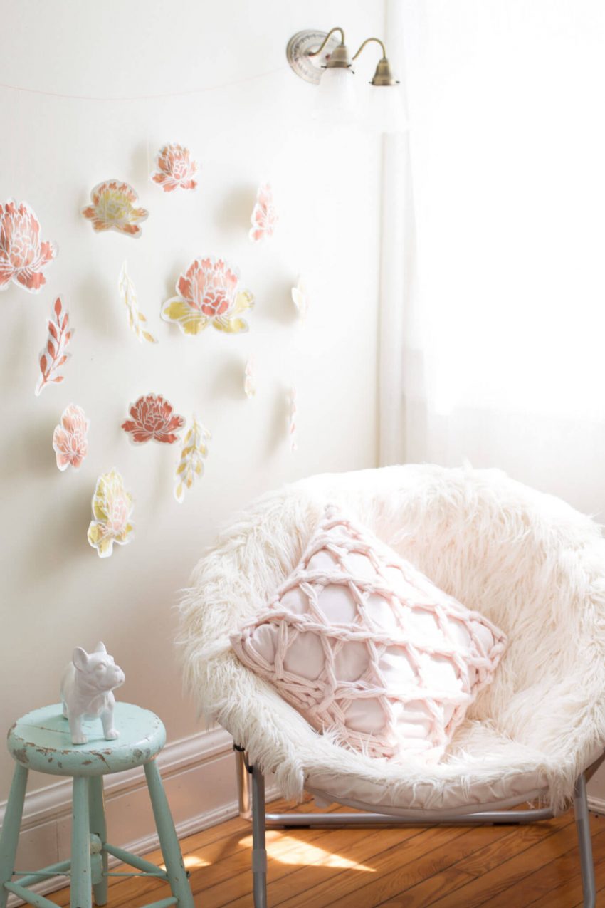 DIY Paper Flower Back Drop