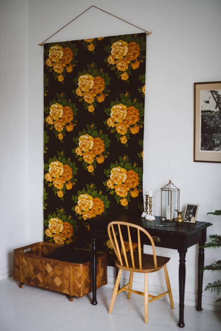 Diy Fabric wall hanging