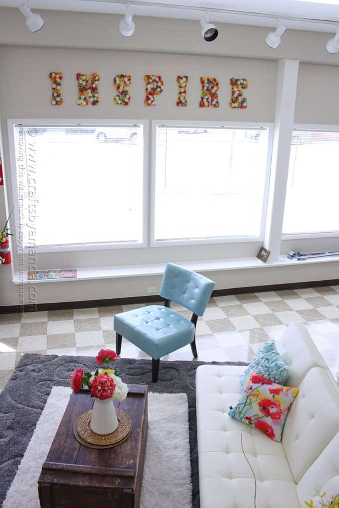 Flower Wall Letters