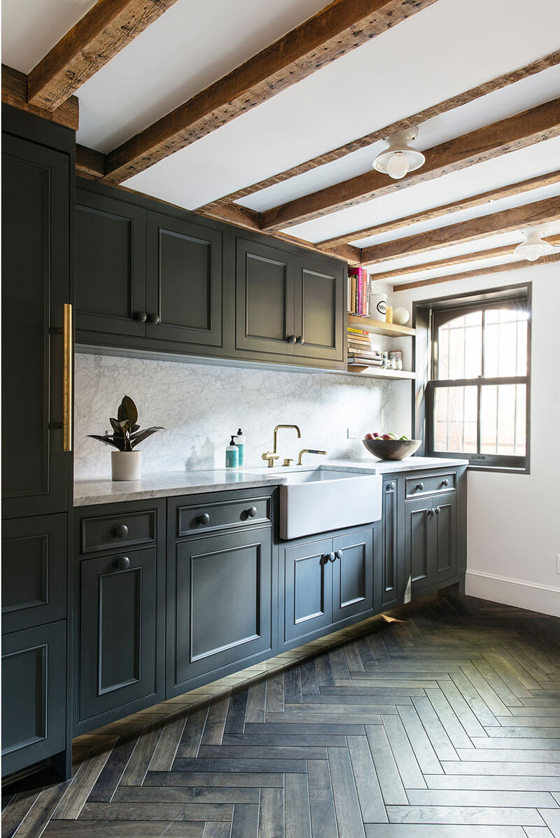 black kitchen cabinets ideas