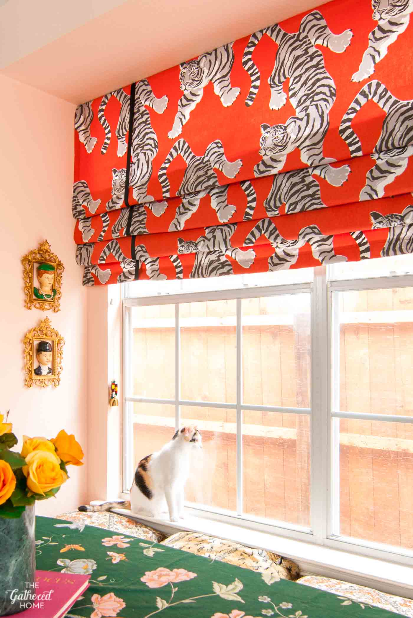 diy faux roman shades