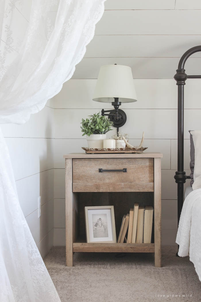 diy nightstand bookshelf