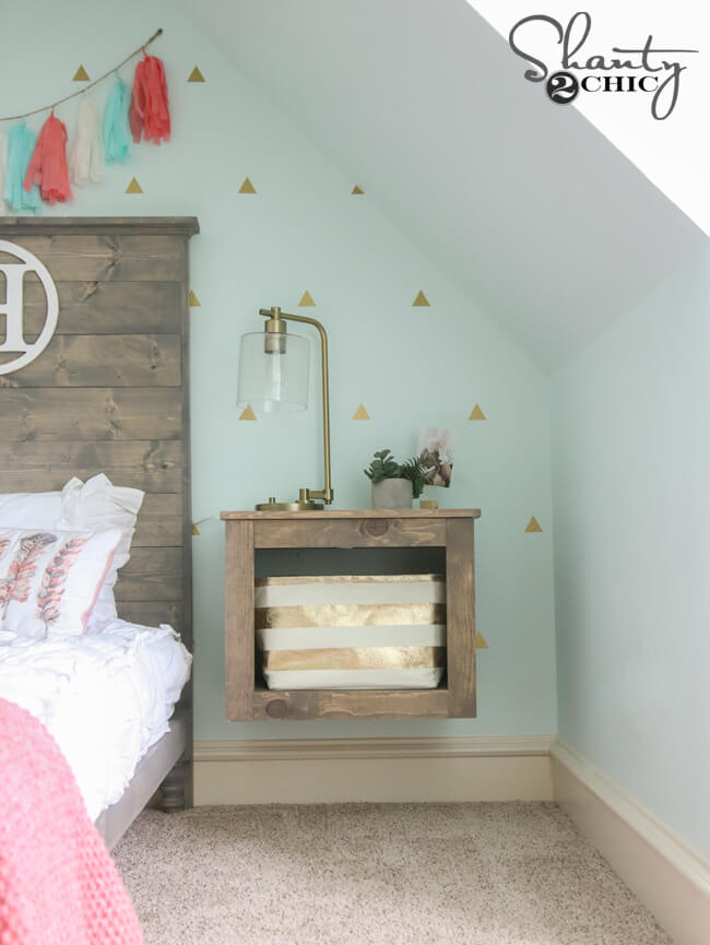 diy nightstand shelf