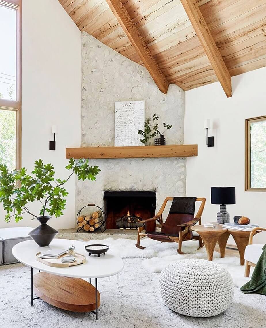 rustic boho living room ideas
