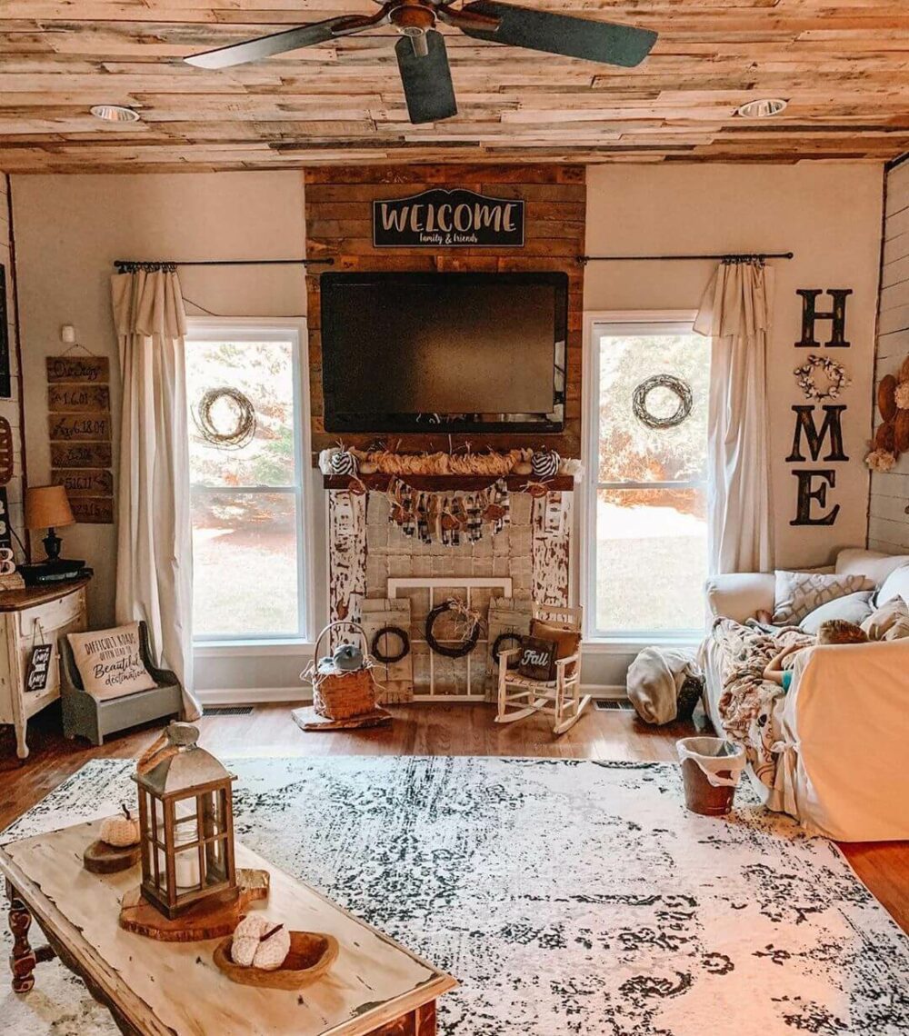 small rustic living room ideas