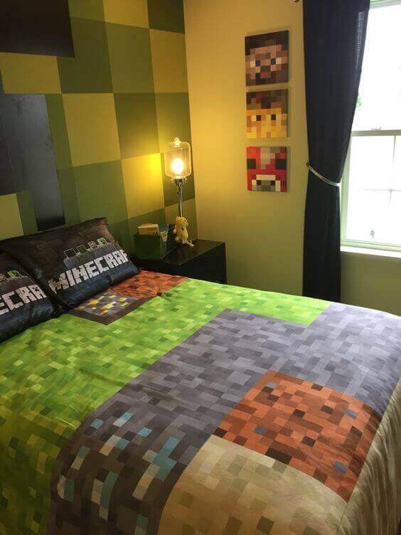 Boys Bedroom Ideas Mine craft Domination - Harptimes.com