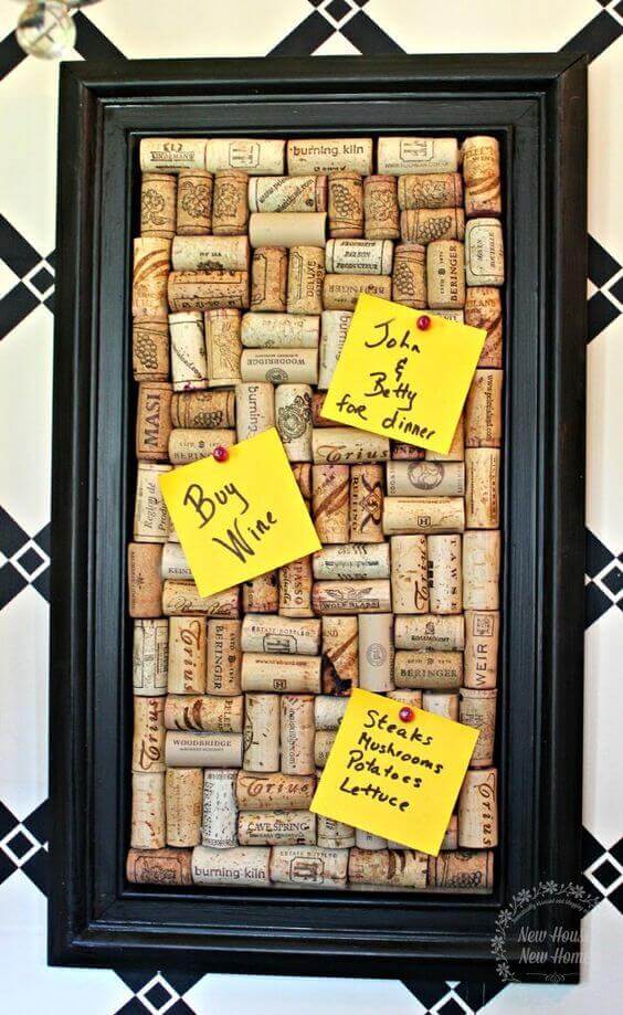 Cork Board Ideas Frame The Corks - Harptimes.com