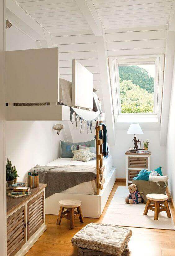 Kids Bedroom Ideas Attic Bunk Room - Harptimes.com