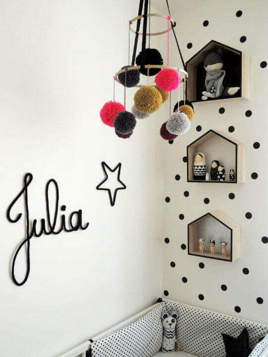 Kids Bedroom Ideas Striking Pom Poms - Harptimes.com