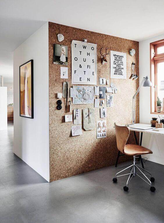 Multifunctional Cork Board Wall Ideas - Harptimes.com