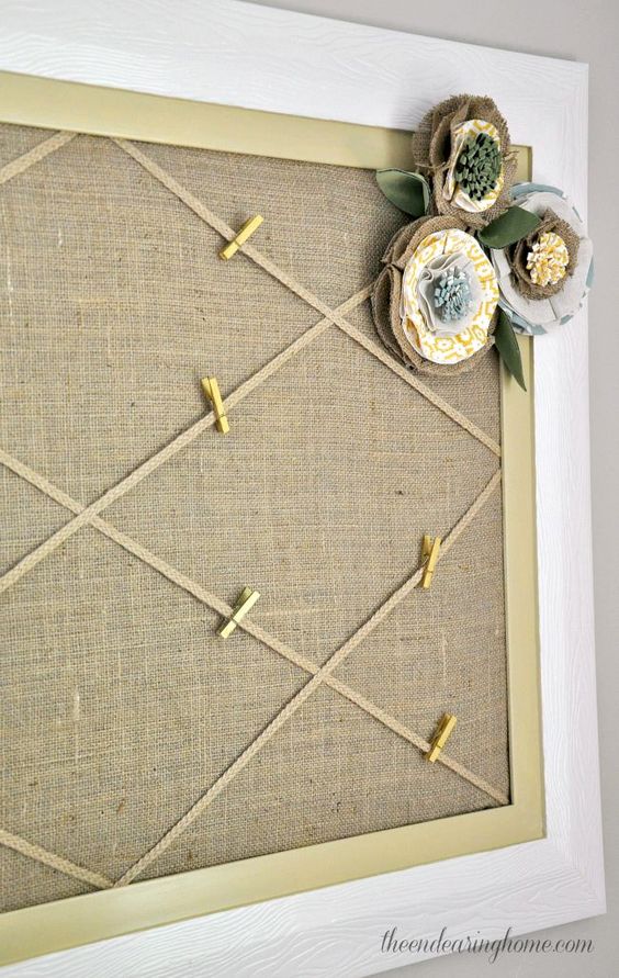 Shabby Chic Cork Board Ideas - Harptimes.com