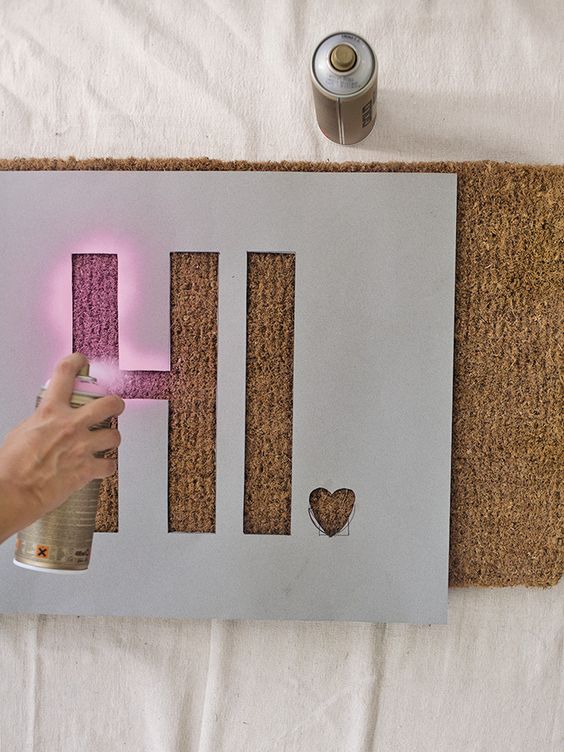 Stencil Your Cork Board Ideas - Harptimes.com