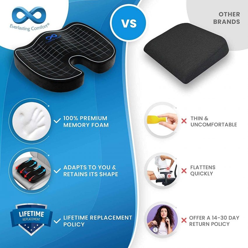 Best Office Chair Cushion Choose A Portable Pillow