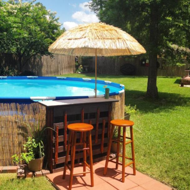 around cheap small diy above ground pool ideas landscaping - lawncrib.com