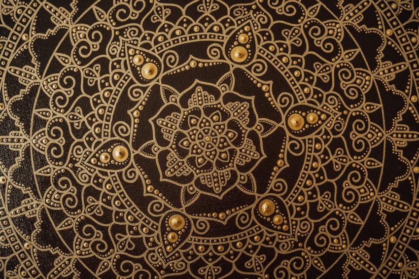 Easy Black Canvas Painting Ideas Mandalas