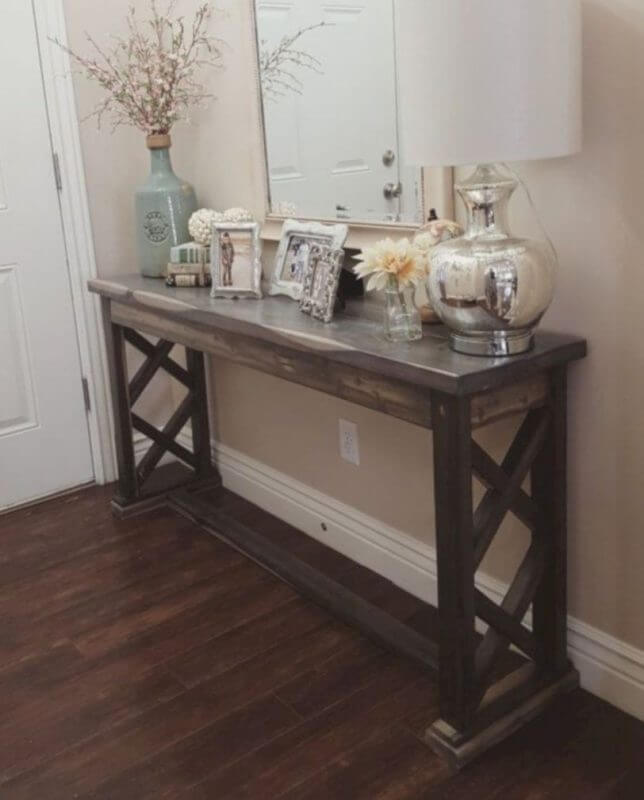 Modern Rustic Entryway Table Ideas