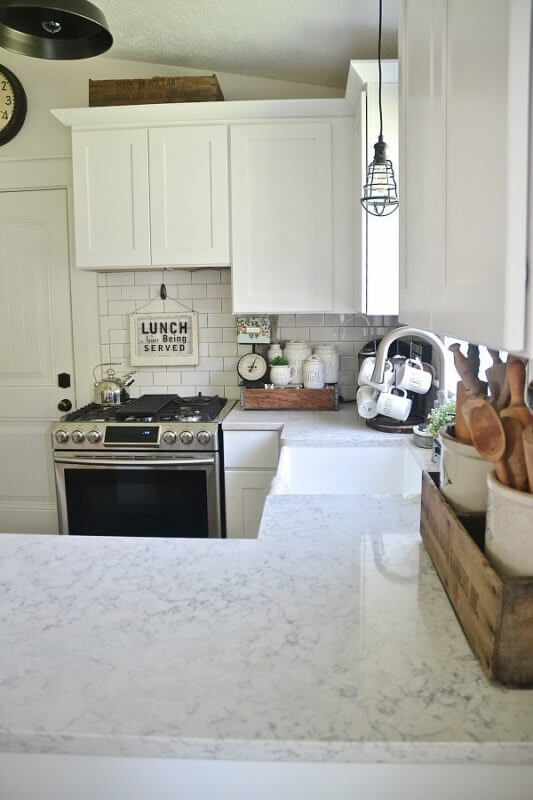 Quartz Kitchen Countertop Ideas (Engineered Stone)