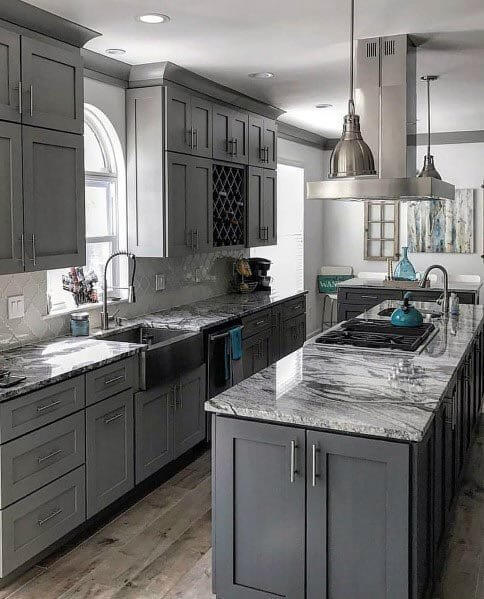 marble kitchen countertop ideas with oak cabinets